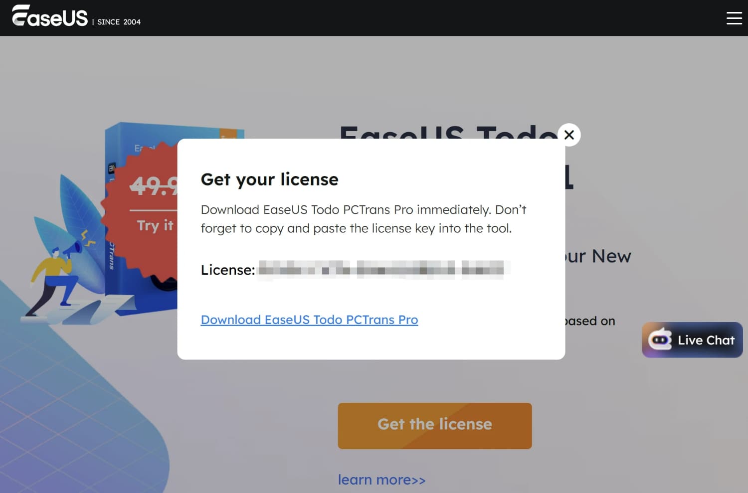 EaseUS Todo PCTrans Pro 激活码领取